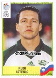Sticker Rudi Istenic - UEFA Euro Belgium-Netherlands 2000 - Panini