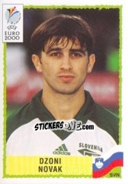 Figurina Dzoni Novak - UEFA Euro Belgium-Netherlands 2000 - Panini