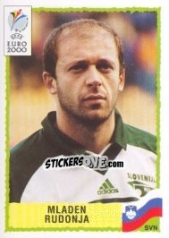 Sticker Mladen Rudonja - UEFA Euro Belgium-Netherlands 2000 - Panini