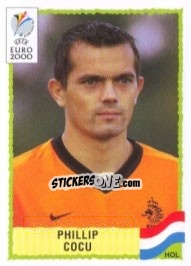 Sticker Phillip Cocu - UEFA Euro Belgium-Netherlands 2000 n. 281 - Panini