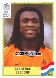 Sticker Clarence Seedorf - UEFA Euro Belgium-Netherlands 2000 - Panini