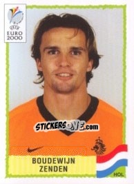 Sticker Boudewijn Zenden - UEFA Euro Belgium-Netherlands 2000 - Panini