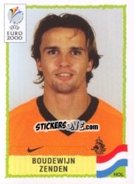 Cromo Boudewijn Zenden - UEFA Euro Belgium-Netherlands 2000 - Panini