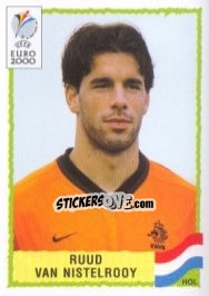 Cromo Ruud Van Nistelrooy - UEFA Euro Belgium-Netherlands 2000 - Panini