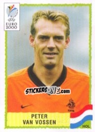 Sticker Peter Van Vossen - UEFA Euro Belgium-Netherlands 2000 n. 291 - Panini