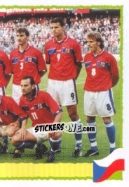 Figurina Team Czech republic - Part 2 - UEFA Euro Belgium-Netherlands 2000 - Panini