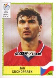Sticker Jan Suchoparek - UEFA Euro Belgium-Netherlands 2000 n. 299 - Panini