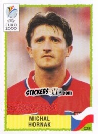 Sticker Michal Hornak - UEFA Euro Belgium-Netherlands 2000 n. 300 - Panini