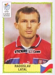 Sticker Radoslav Latal - UEFA Euro Belgium-Netherlands 2000 - Panini