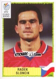 Sticker Radek Sloncik - UEFA Euro Belgium-Netherlands 2000 - Panini