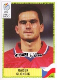 Cromo Radek Sloncik - UEFA Euro Belgium-Netherlands 2000 - Panini