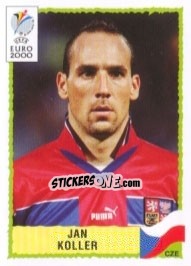 Sticker Jan Koller - UEFA Euro Belgium-Netherlands 2000 n. 312 - Panini