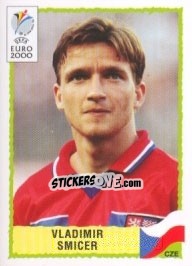 Sticker Vladimir Smicer - UEFA Euro Belgium-Netherlands 2000 - Panini