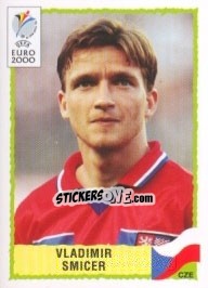 Sticker Vladimir Smicer - UEFA Euro Belgium-Netherlands 2000 n. 315 - Panini
