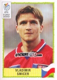 Cromo Vladimir Smicer - UEFA Euro Belgium-Netherlands 2000 - Panini