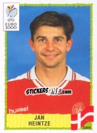 Sticker Jan Heintze - UEFA Euro Belgium-Netherlands 2000 n. 322 - Panini