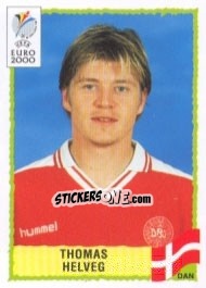 Sticker Thomas Helveg - UEFA Euro Belgium-Netherlands 2000 - Panini