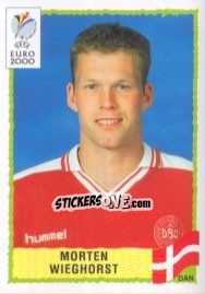 Figurina Morten Wieghorst - UEFA Euro Belgium-Netherlands 2000 - Panini