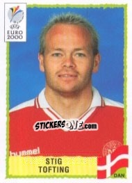 Sticker Stig Tofting - UEFA Euro Belgium-Netherlands 2000 - Panini
