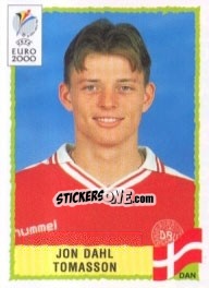 Sticker Jon Dahl Tomasson - UEFA Euro Belgium-Netherlands 2000 n. 331 - Panini