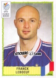 Sticker Frank Leboeuf - UEFA Euro Belgium-Netherlands 2000 - Panini