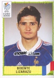 Sticker Bixente Lizarazu - UEFA Euro Belgium-Netherlands 2000 n. 343 - Panini