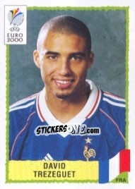 Sticker David Trezeguet - UEFA Euro Belgium-Netherlands 2000 - Panini