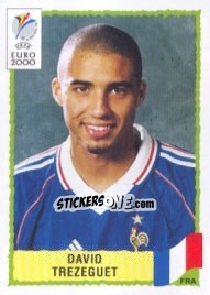 Sticker David Trezeguet - UEFA Euro Belgium-Netherlands 2000 n. 356 - Panini