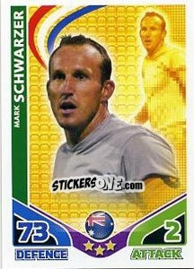 Sticker Mark Schwarzer - England 2010. Match Attax n. 15 - Topps