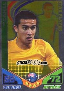 Figurina Tim Cahill - England 2010. Match Attax - Topps