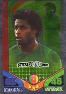 Sticker Alexandre Song - England 2010. Match Attax n. 37 - Topps