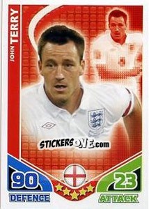 Sticker John Terry - England 2010. Match Attax n. 60 - Topps