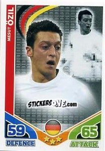 Sticker Mesut Ozil - England 2010. Match Attax n. 98 - Topps