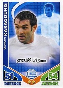 Sticker Giorgos Karagounis - England 2010. Match Attax n. 111 - Topps