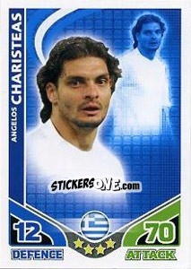 Sticker Angelos Charisteas - England 2010. Match Attax n. 112 - Topps