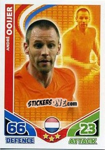 Cromo Andre Ooijer - England 2010. Match Attax - Topps