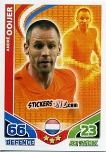 Sticker Andre Ooijer - England 2010. Match Attax n. 116 - Topps