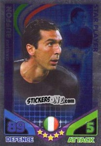 Sticker Gianluigi Buffon - England 2010. Match Attax n. 131 - Topps