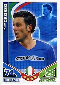 Cromo Fabio Grosso - England 2010. Match Attax - Topps