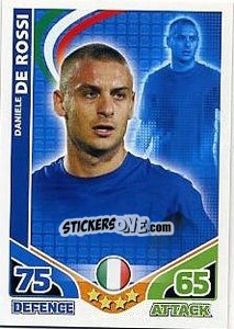 Sticker Daniele De Rossi - England 2010. Match Attax n. 137 - Topps