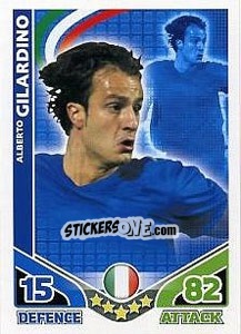 Cromo Alberto Gilardino - England 2010. Match Attax - Topps