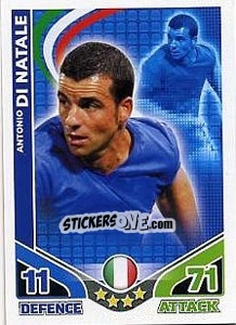 Sticker Antonio Di Natale - England 2010. Match Attax - Topps