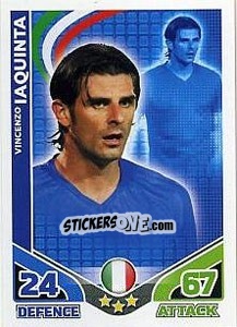 Sticker Vincenzo Iaquinta - England 2010. Match Attax - Topps