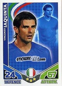 Sticker Vincenzo Iaquinta - England 2010. Match Attax n. 142 - Topps