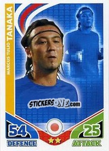 Sticker Marcus Tulio Tanaka - England 2010. Match Attax n. 150 - Topps
