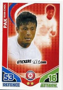 Cromo Pak Nam-Chol - England 2010. Match Attax - Topps