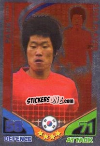Sticker Park Ji-Sung - England 2010. Match Attax n. 161 - Topps