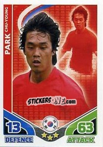Sticker Park Chu-Young - England 2010. Match Attax - Topps