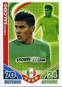 Sticker Carlos Salcido - England 2010. Match Attax n. 164 - Topps