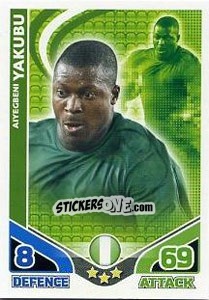 Figurina Aiyegbeni Yakubu - England 2010. Match Attax - Topps